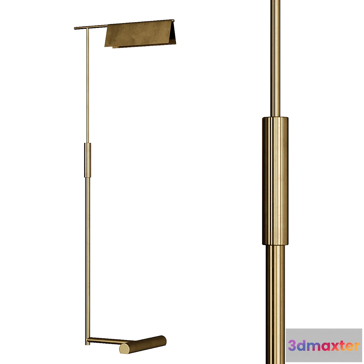 1422380 - Floor Lamp Foles by Generation Lighting Studio 3D Max