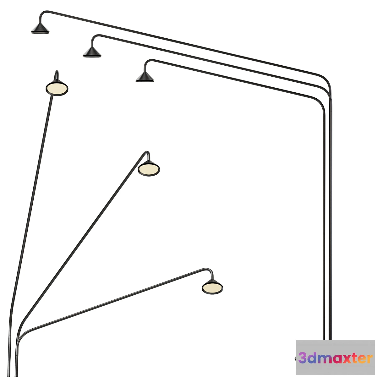 1423170 - roche bobois nomade floor lamp 3D Max