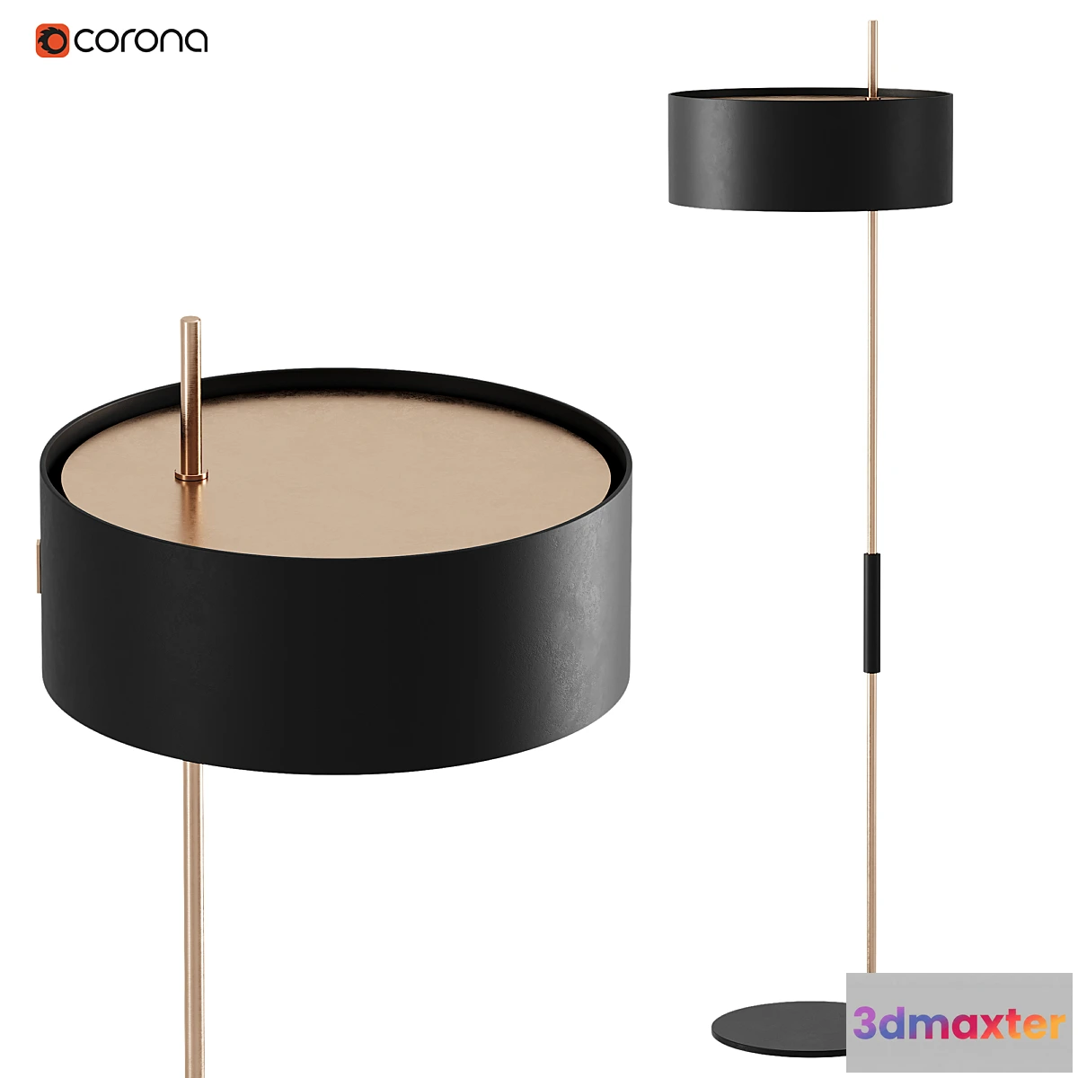 1425292 - Oluce 1953 Torsher 3D Max