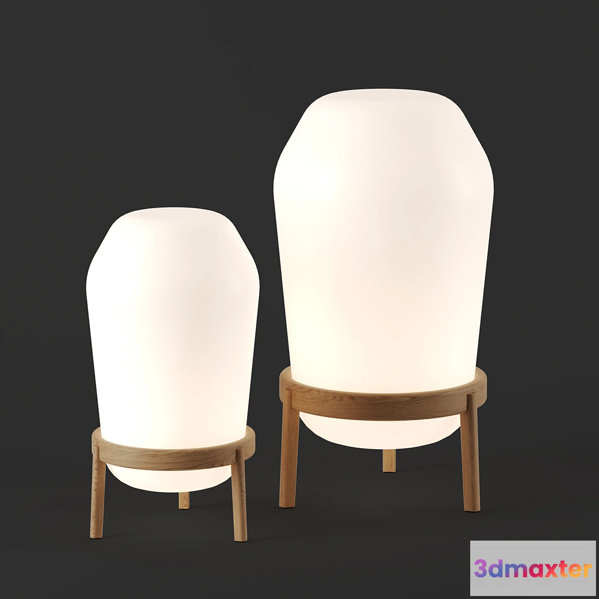 1427034 - LOON floor lamp by Dedon 3D Max