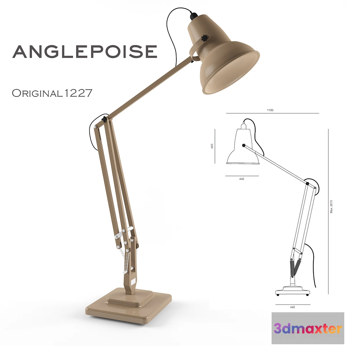 1429774 - Anglepoise Original1227 3D Max