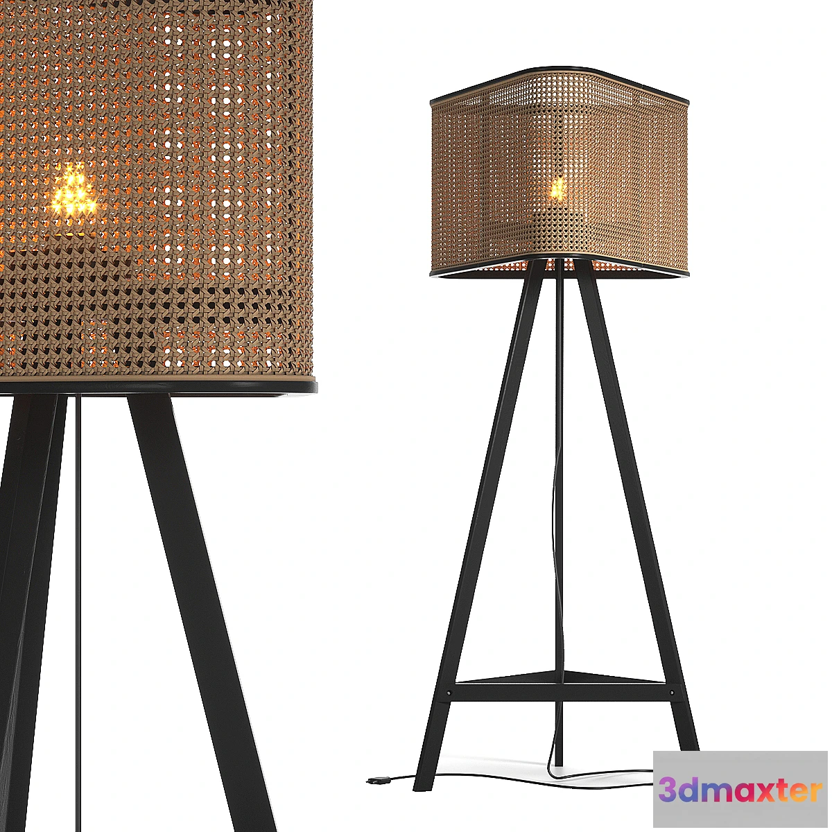 1435914 - Cane Floor Lamp 3D Max