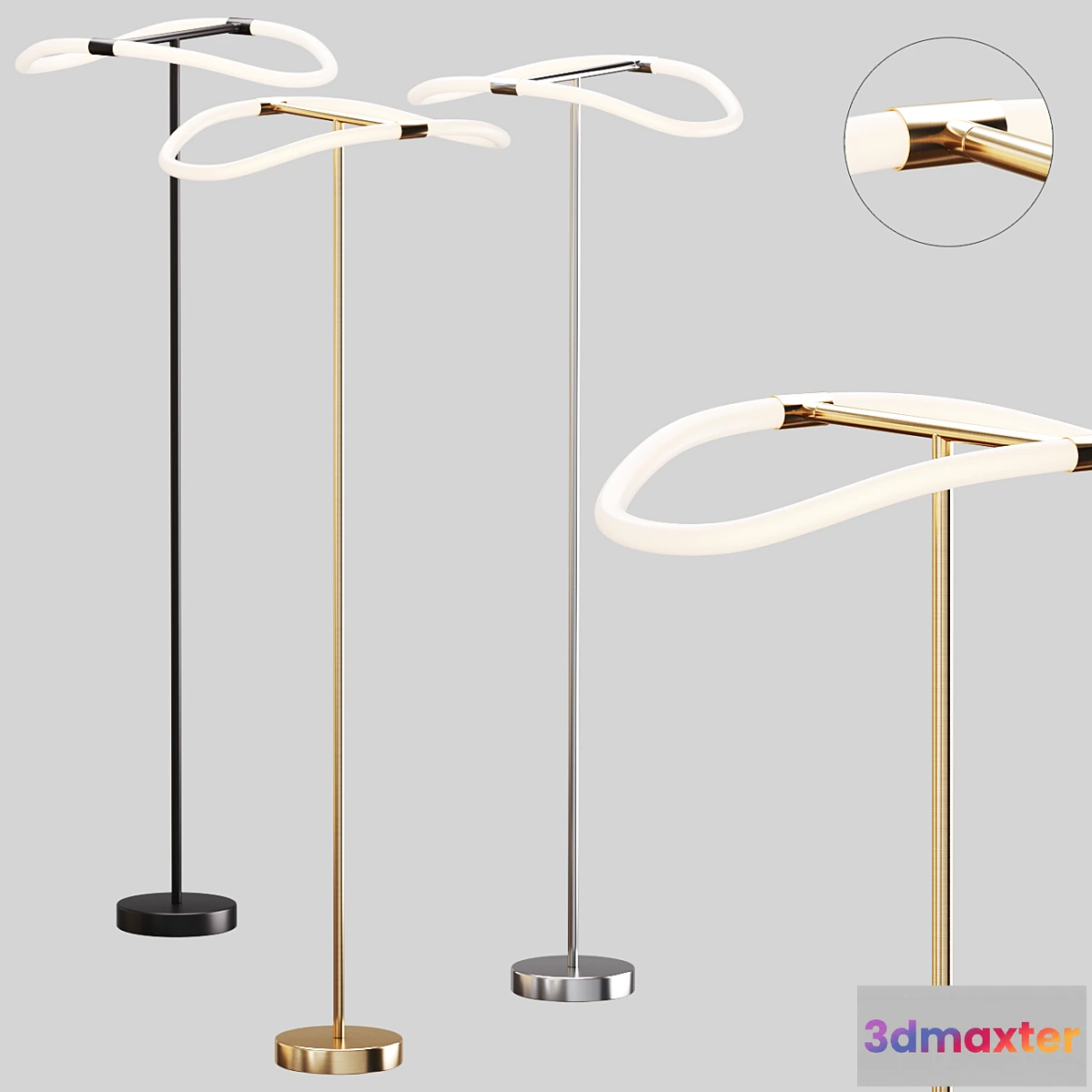 1437838 - Floor lamp with Aliexpress 003 3D Max