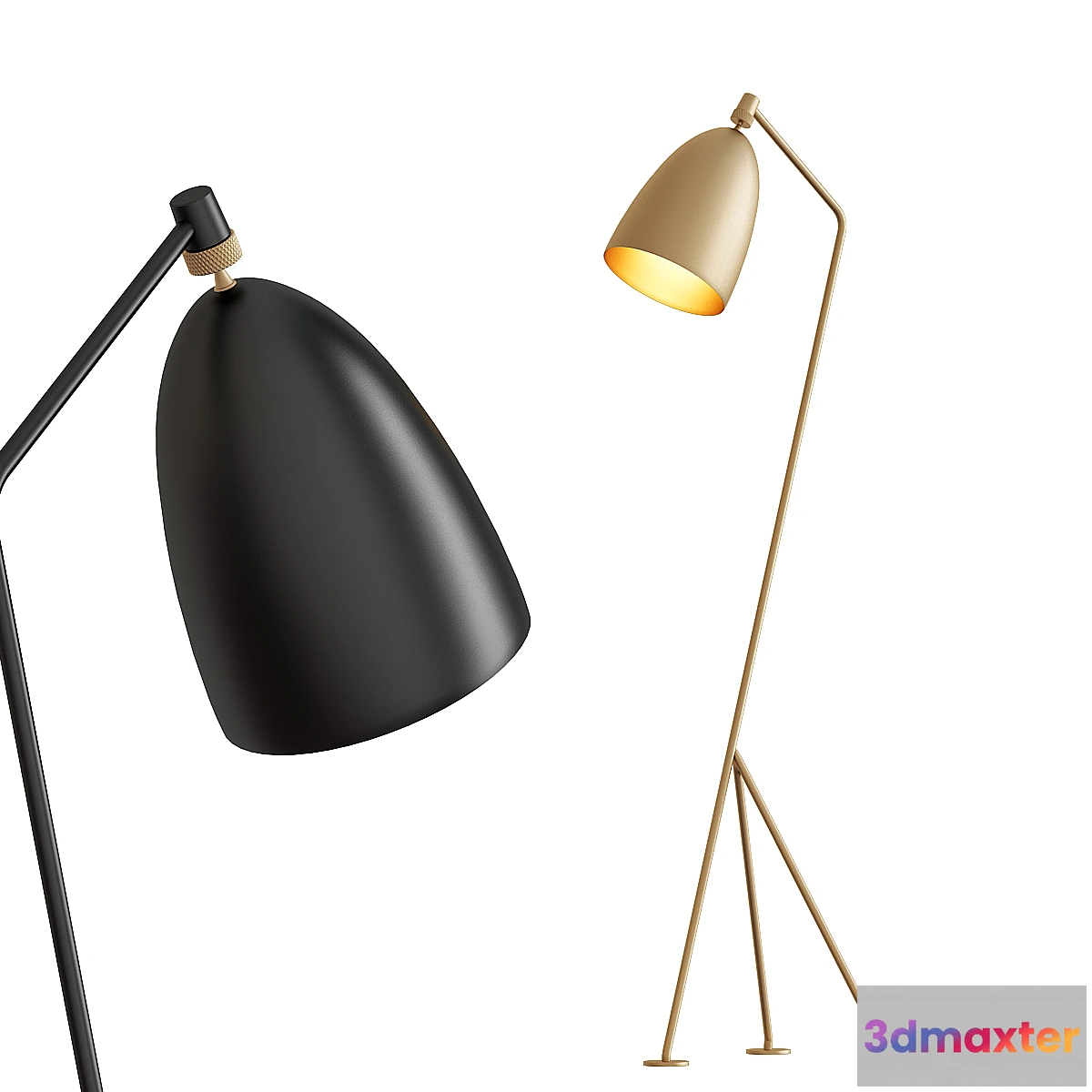 1438314 - Aston table lampGrasshopper Lamp by Gubi 3D Max