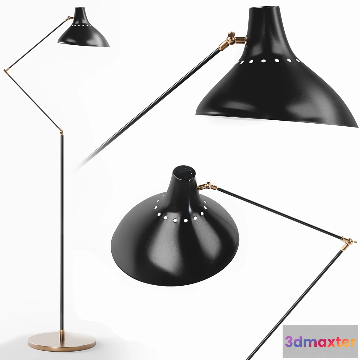 1438352 - Andrew Martin - Charlton floor lamp 3D Max