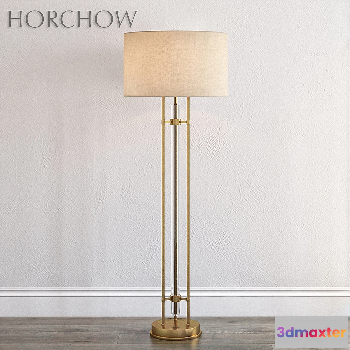 1438754 - Glass spear floor lamp 3D Max