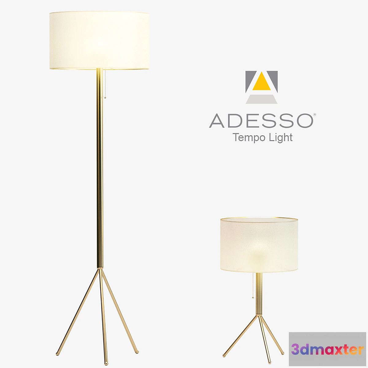 1439394 - Adesso Tempo Floor and Table Lamp 3D Max