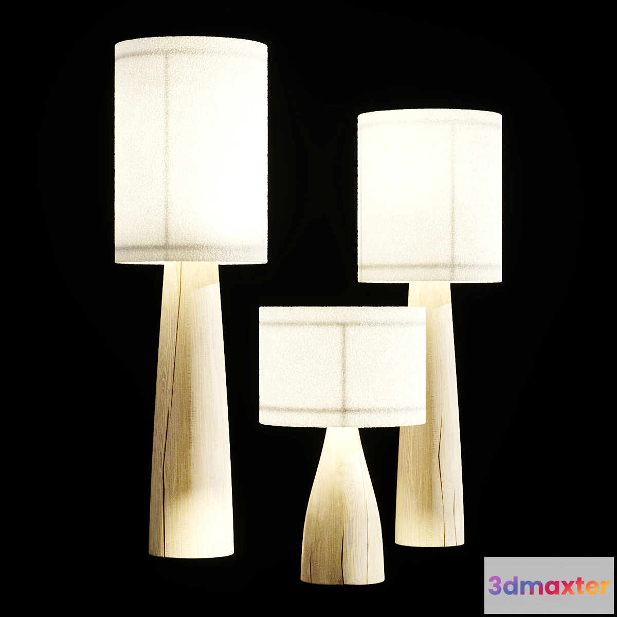 1440660 - Floor lamp Oak lamp FL4 Bengra 3D Max
