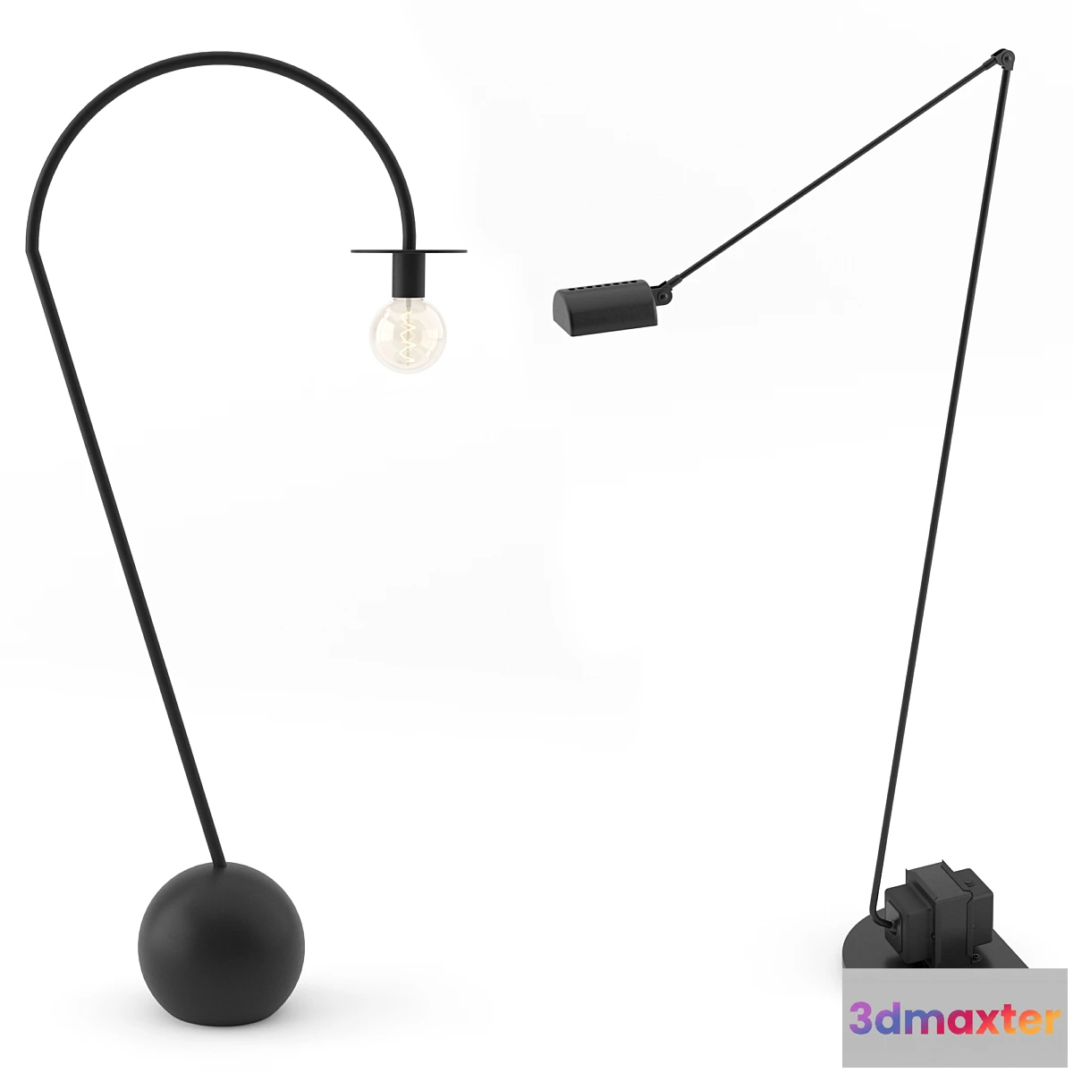 1441660 - Floor lamps set 3D Max