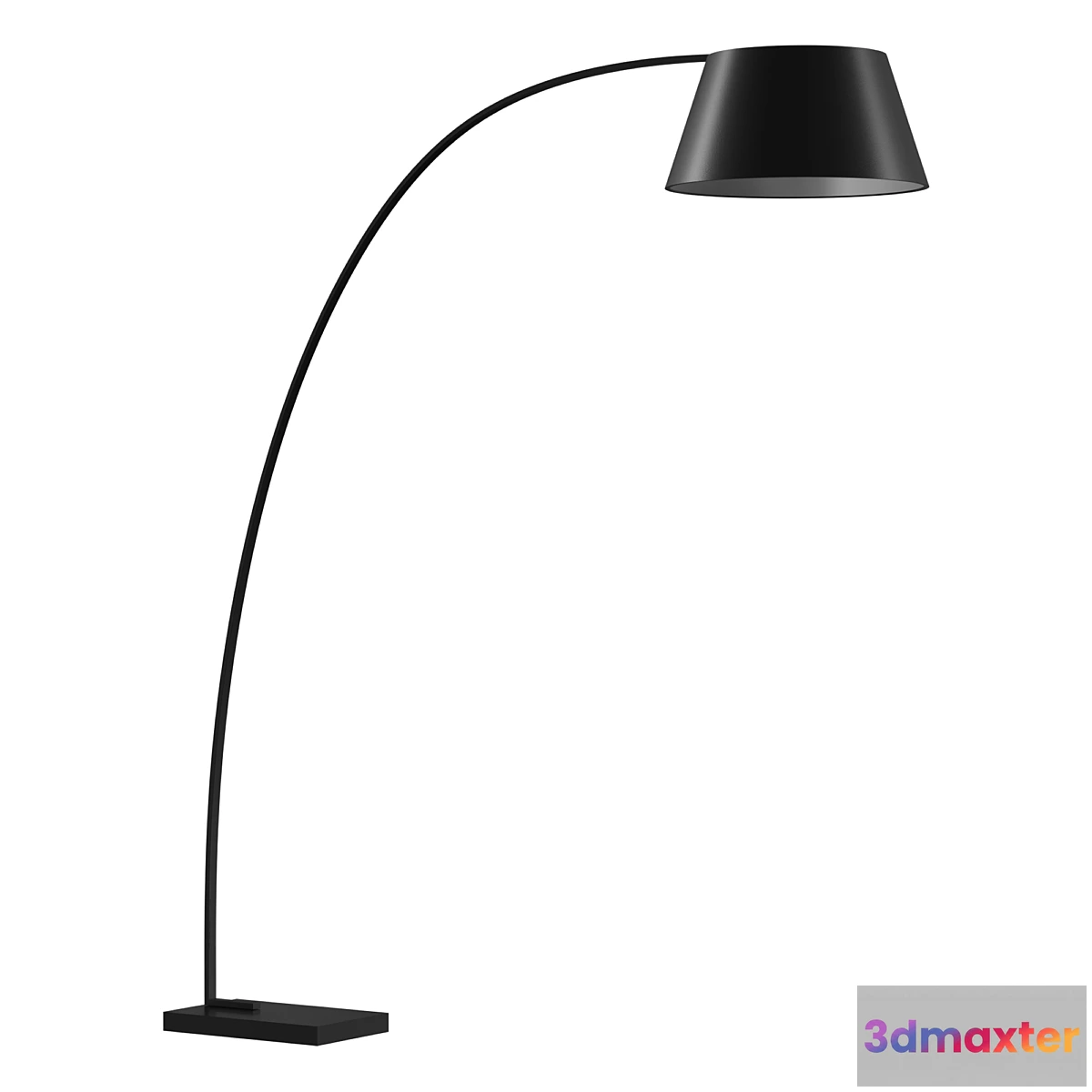 1442048 - Floor lamp Chop black 3D Max