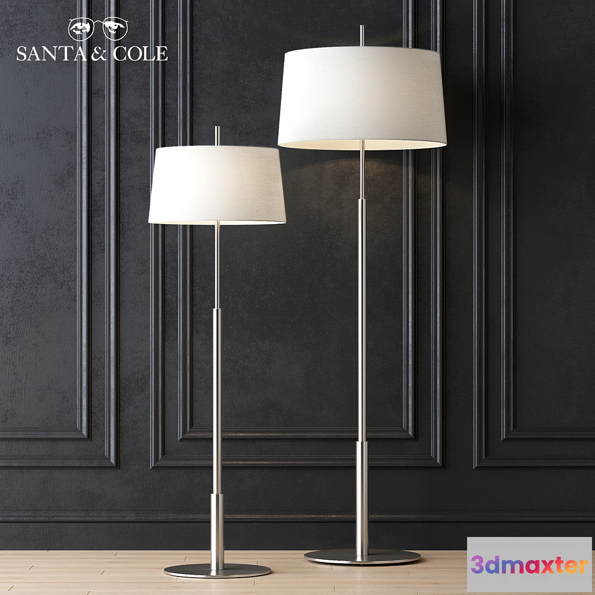1443020 - Santa & Cole _ Floor Lamp Diana 3D Max