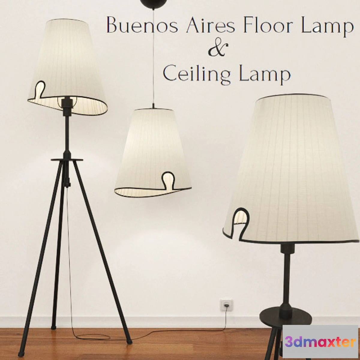 1444026 - Buenos Aires Ceiling Lamp 3D Max