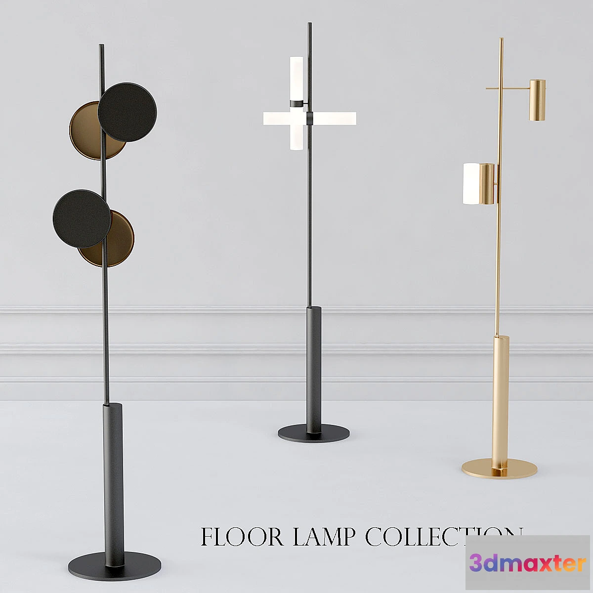 1445886 - floor lamp collection by Rakumba 3D Max
