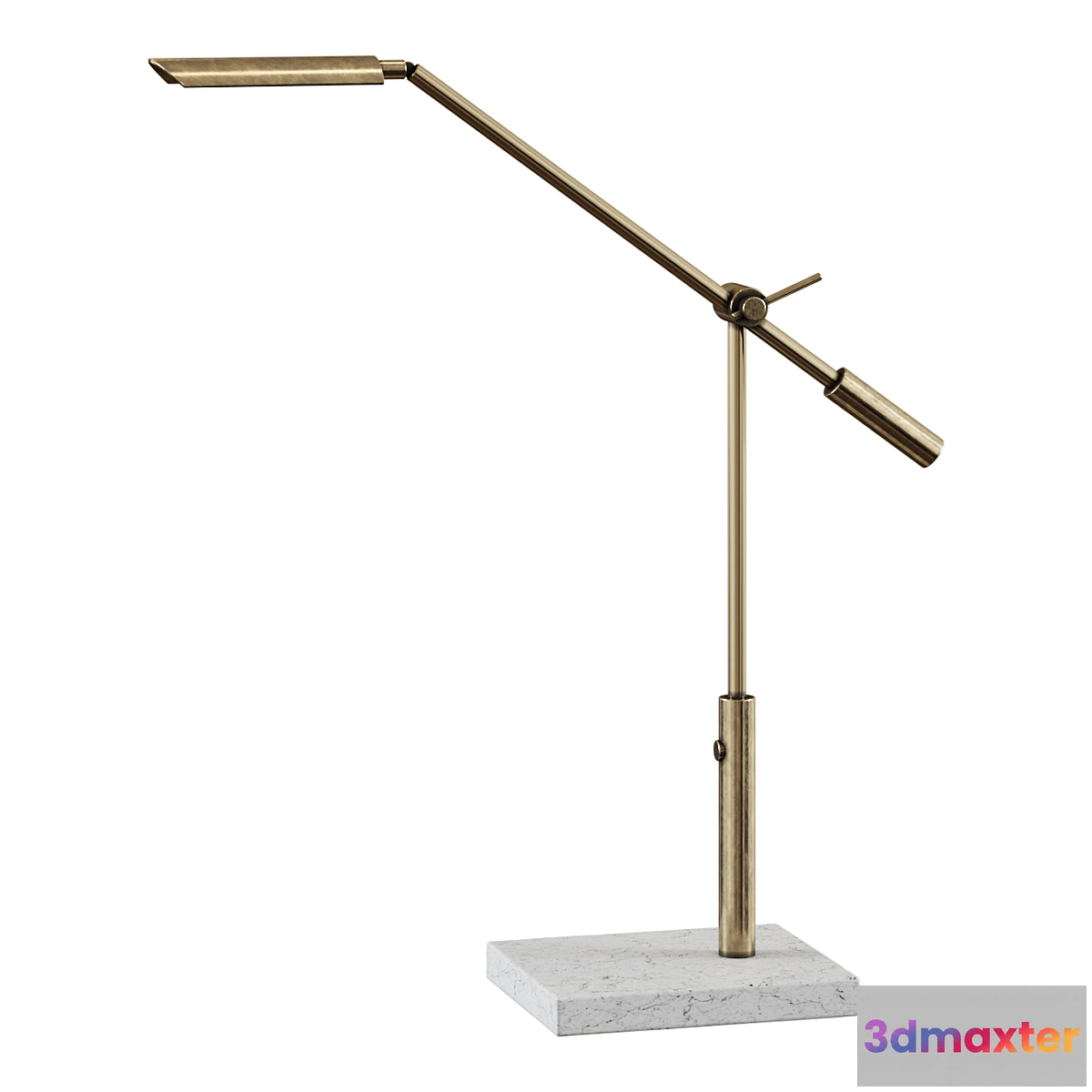 1448018 - Table lamp Adjustable Brass LED Desk Lamp work lamp 3D Max