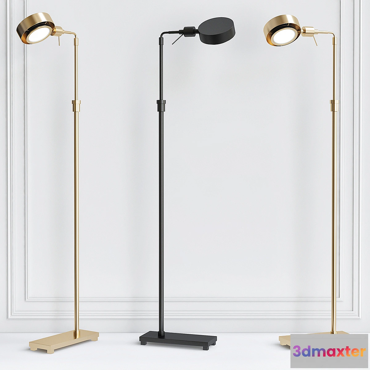 1451670 - Elmer Floor Lamp - Arteriors 3D Max