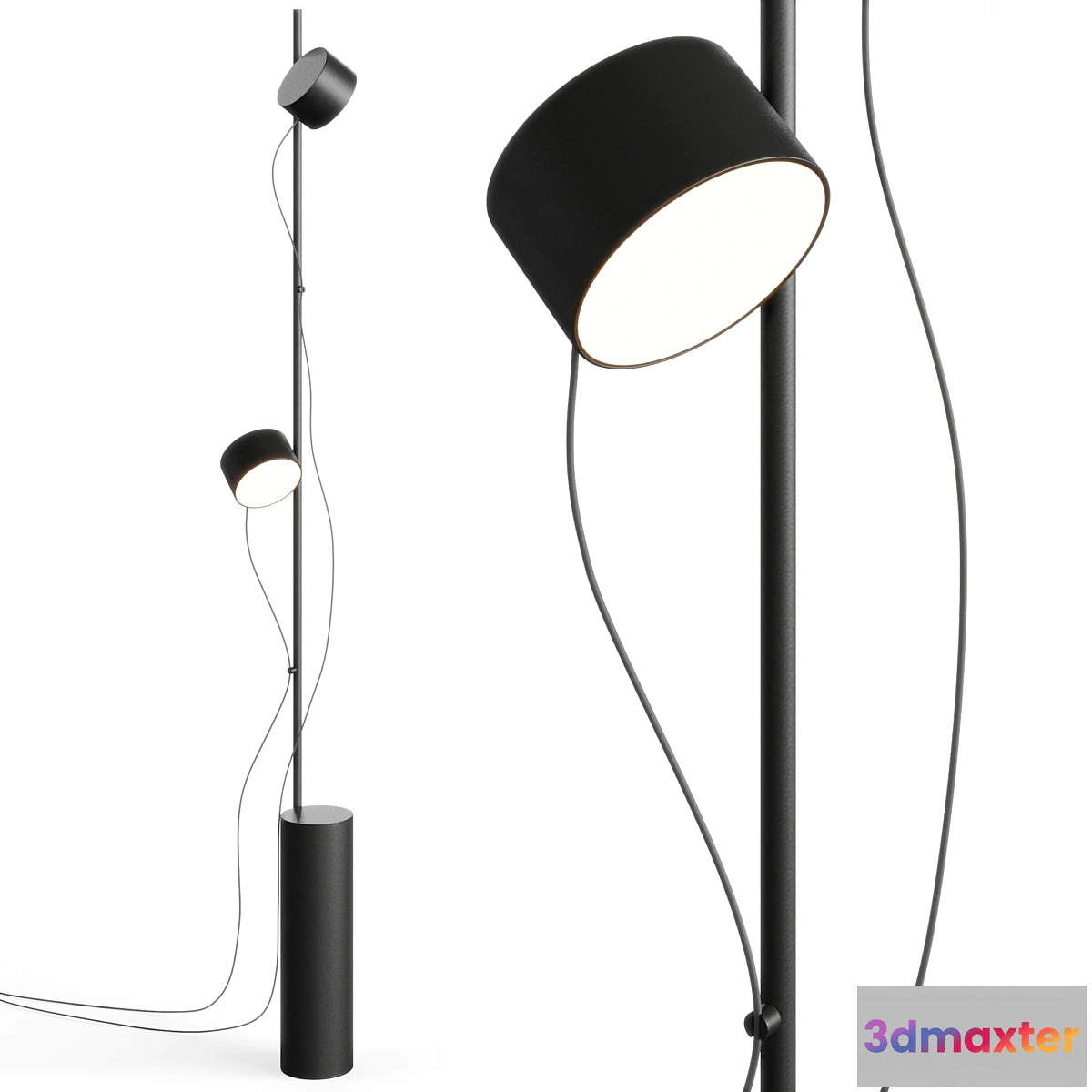 1454232 - Post floor lamp by Muuto 3D Max