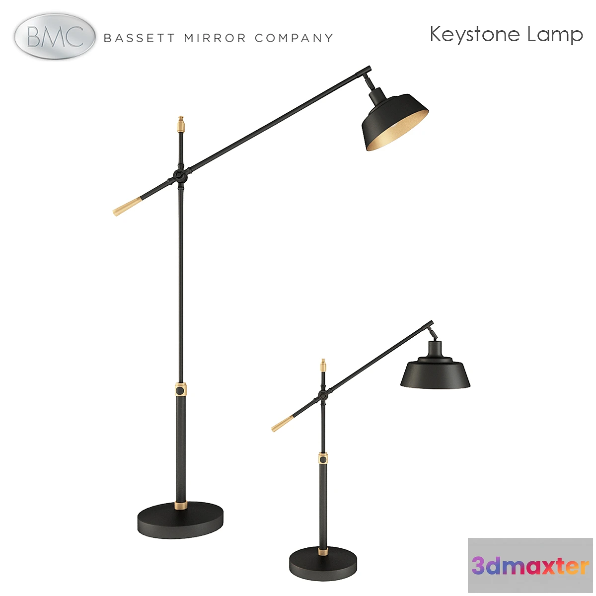 1456046 - Bassett Mirror Keystone Lamp 3D Max