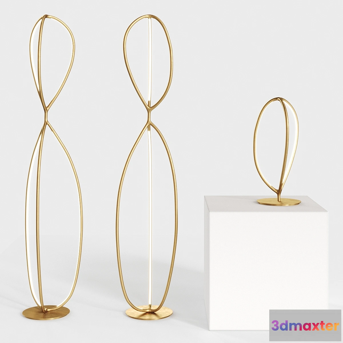 1459352 - Arrival Floor and Table lamps 3D Max