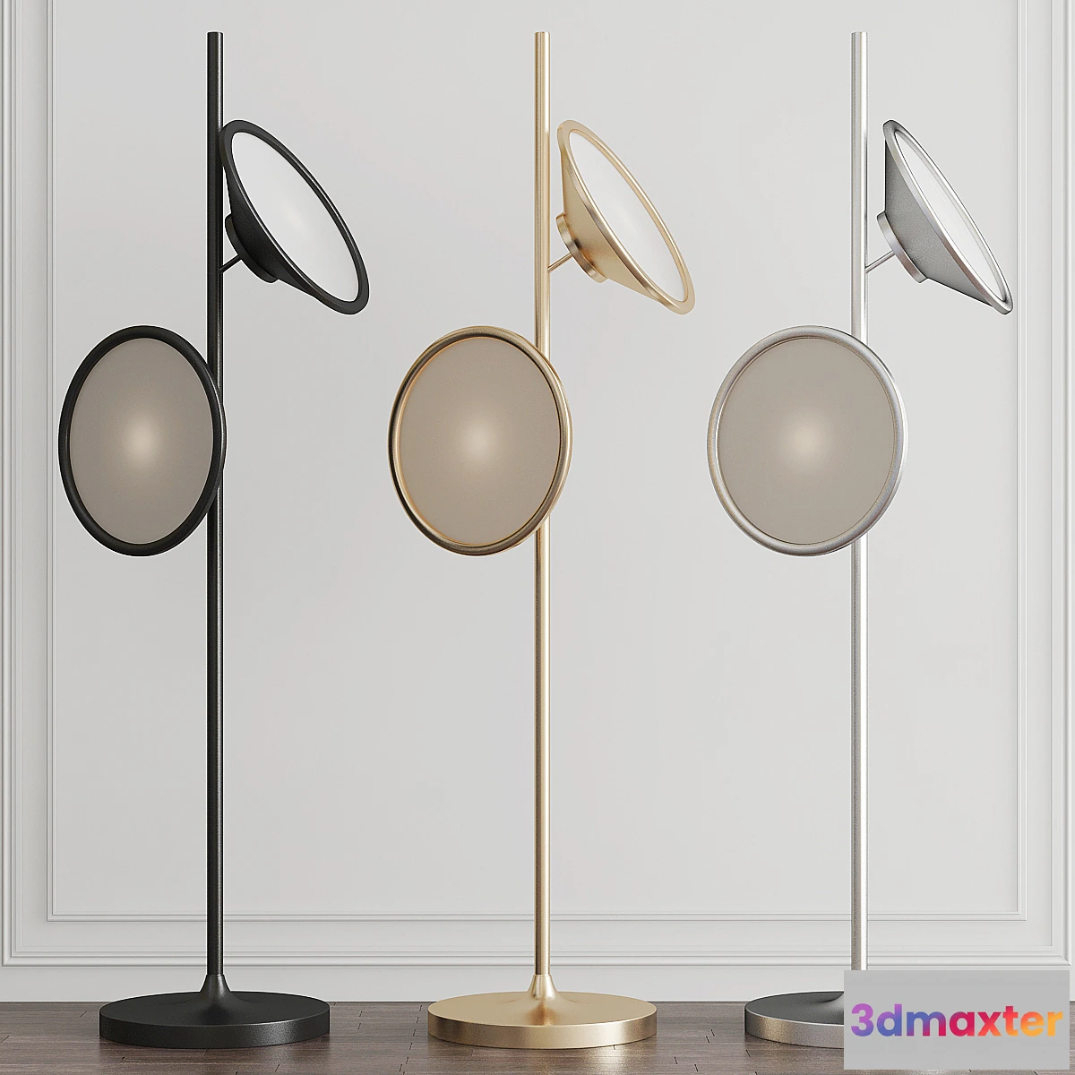 1460324 - Bulat Floor Lamp by Currey & Company 3D Max