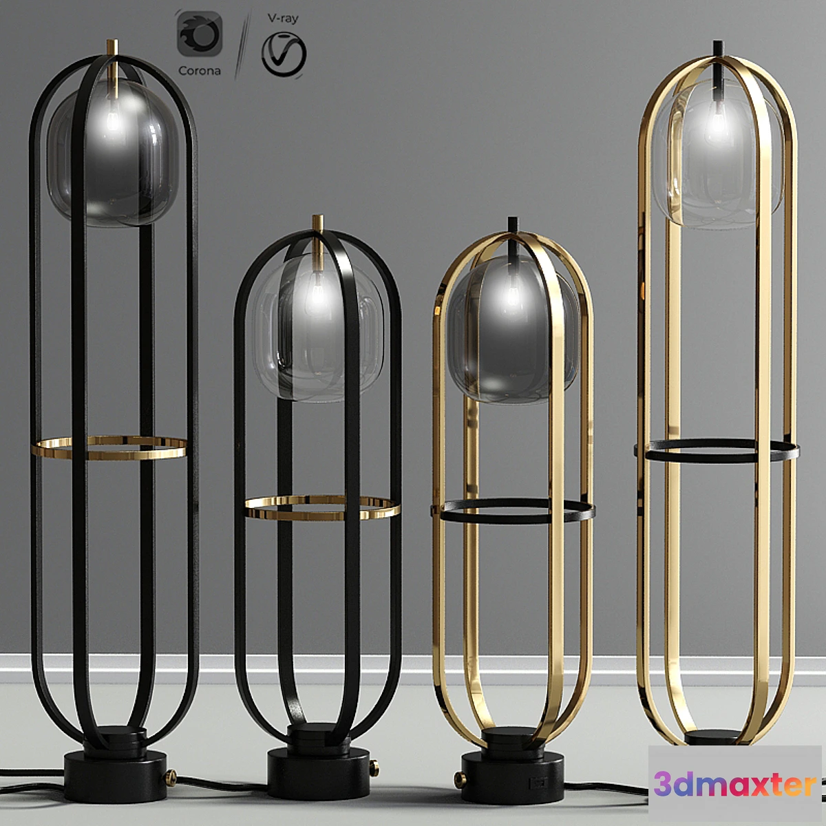 1467896 - Saint Mila Floor Lamp 3D Max