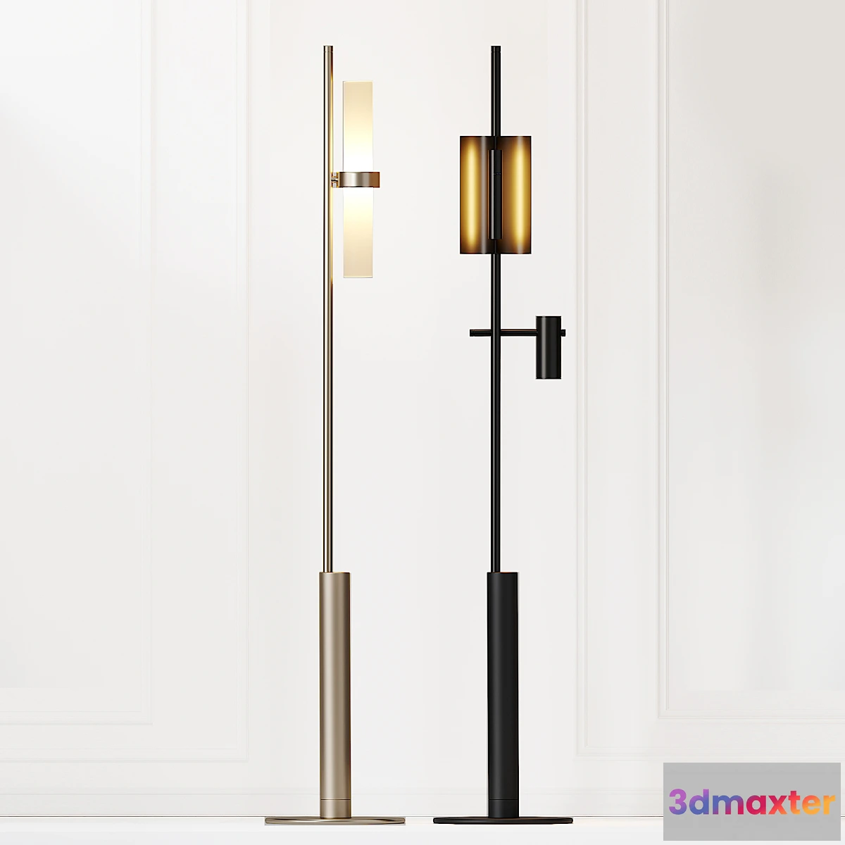 1469540 - Studio Truly Truly X Rakumba - Typography Floor Lamps 3D Max