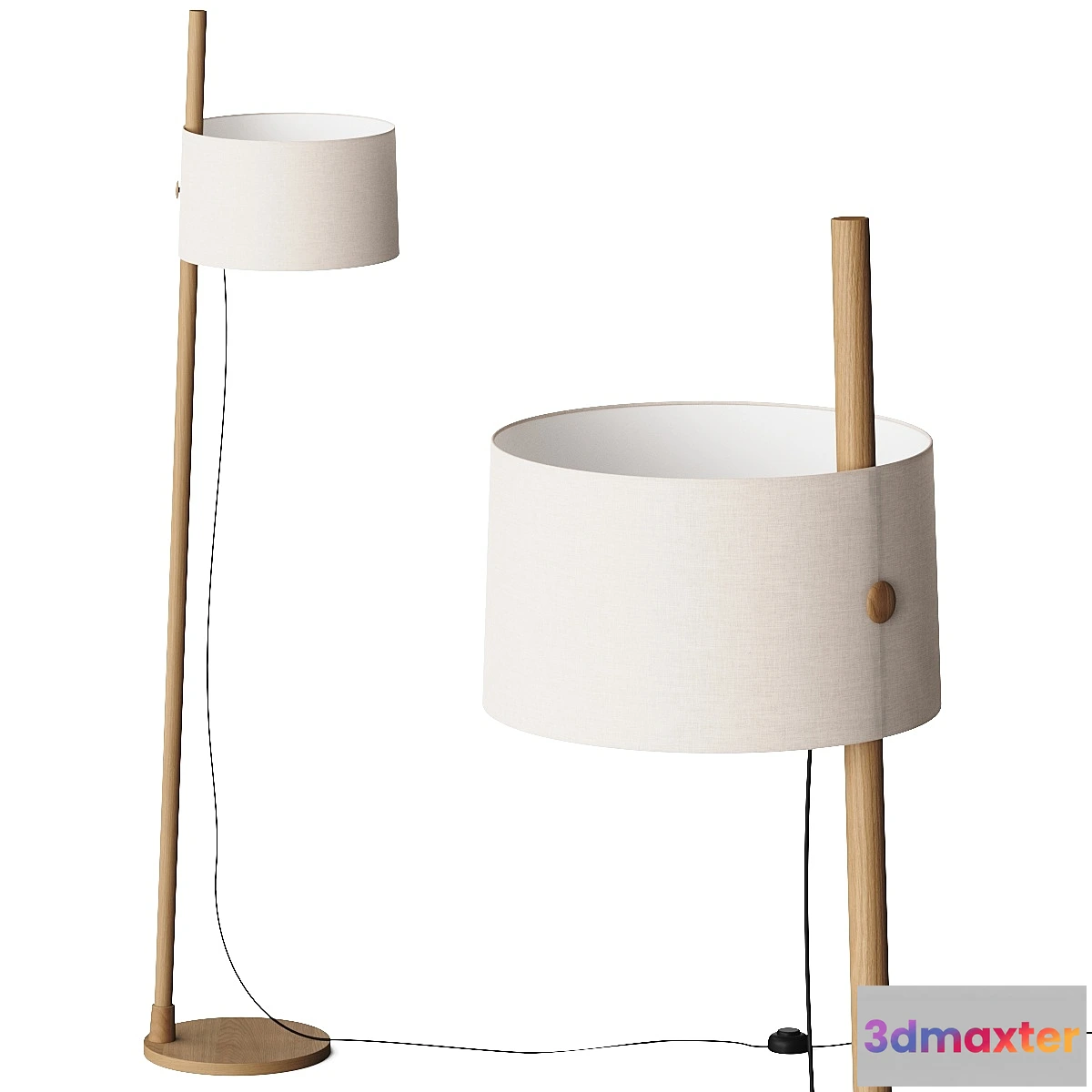 1470854 - ZANEEN design Linood Portable Ambient Floor Lamp 3D Max