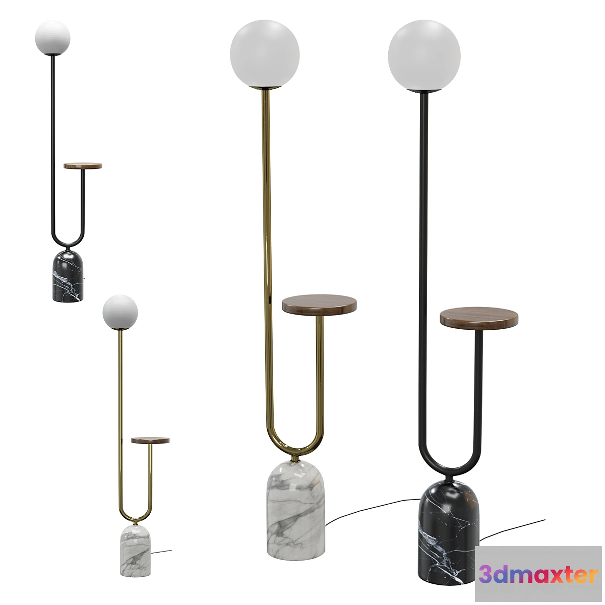 1476510 - Floor lamp ECERO TOTEM 3D Max