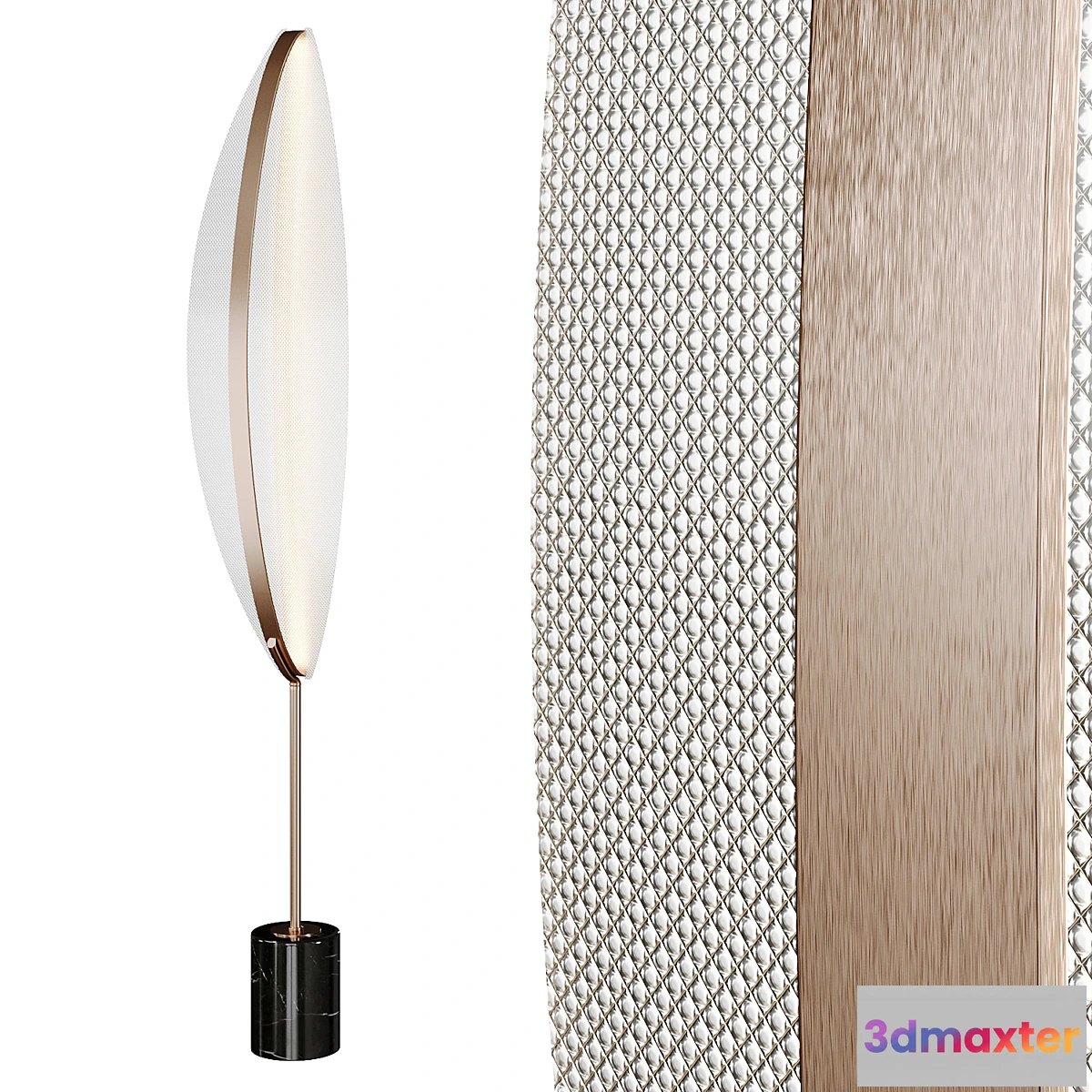 1479002 - Caspian floor lamp by Lampatron 3D Max