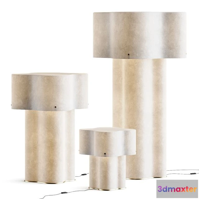 1538974 - Baxter Nuvola Floor Lamps 3D Max