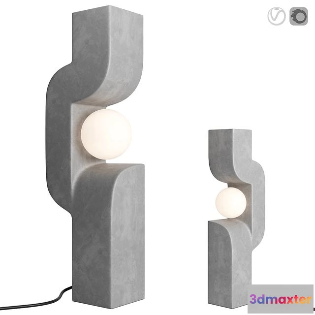 1547393 - Lamp 101 Copenhagen Sitting Man 3D Max