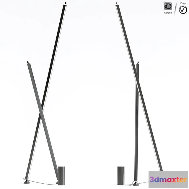 1547652 - Sticks Stand Alone Vibia Floor Lamp 3D Max
