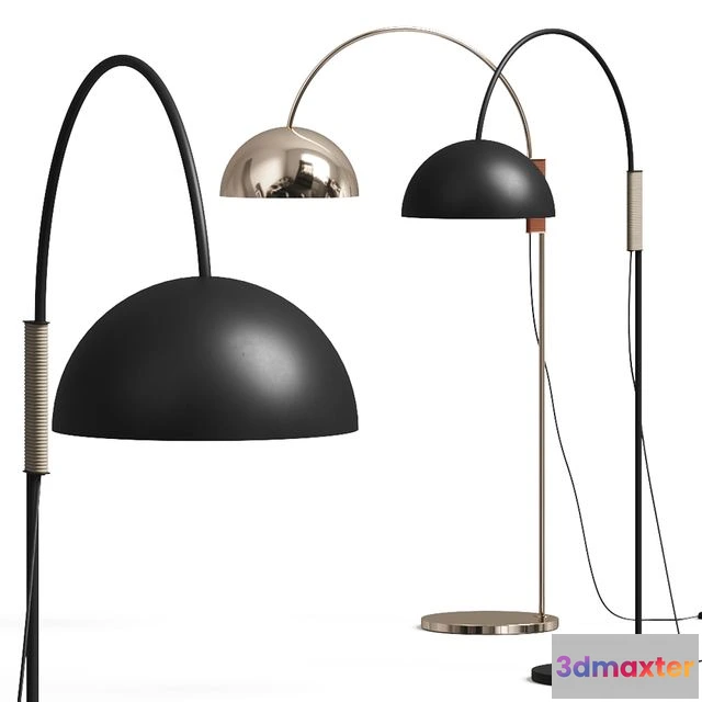 1550783 - CB2 Jett Arched Floor Lamps 3D Max
