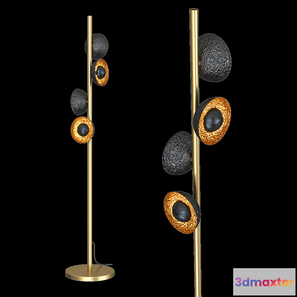 1655936 - 2К Светомастерская - Floor lamp FERRUM 031 3D Max