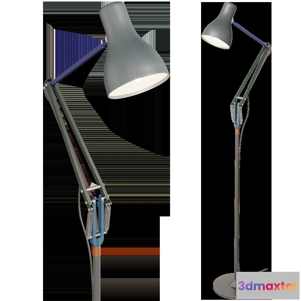 1655972 - Anglepoise - Floor lamp Type 75 Mini - Paul Smith Edition 2 3D Max