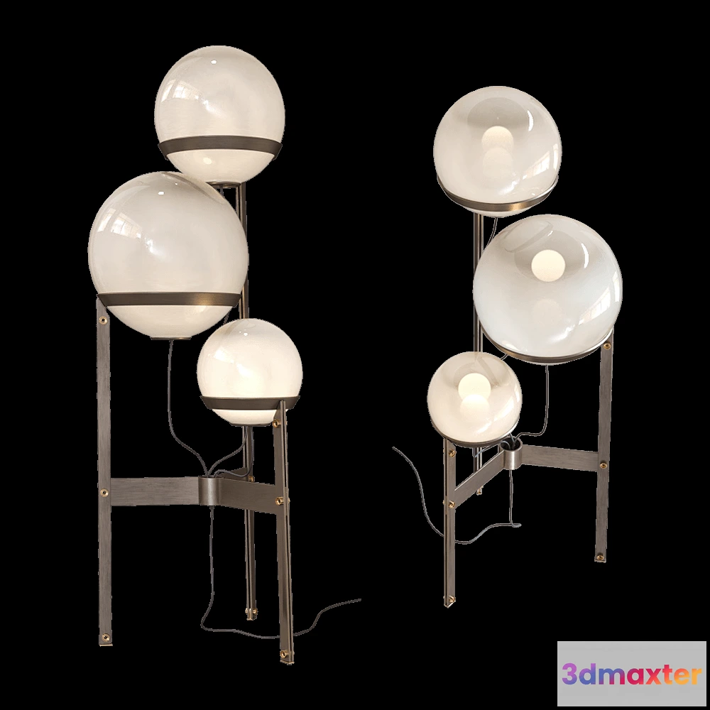 1655984 - Arketipo - Floor Lamp Bubble Bobble 3D Max