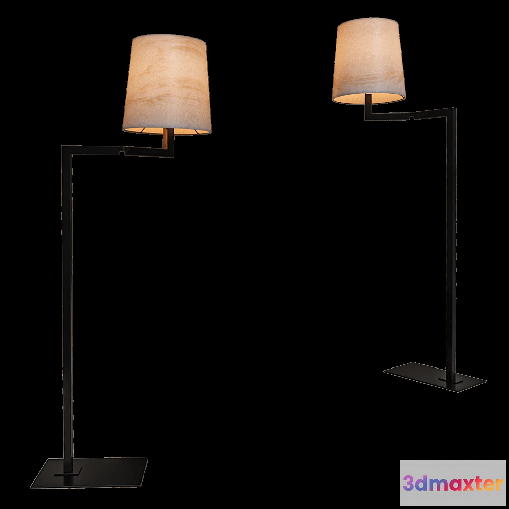 1656102 - Contardi  - Floor lamp Tonda Liseuse 3D Max