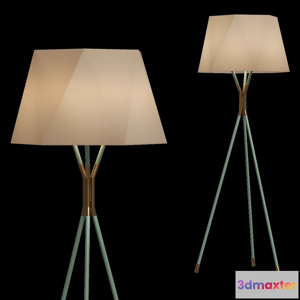 1656152 - CVL  - Floor lamp SOLITAIRE 3D Max