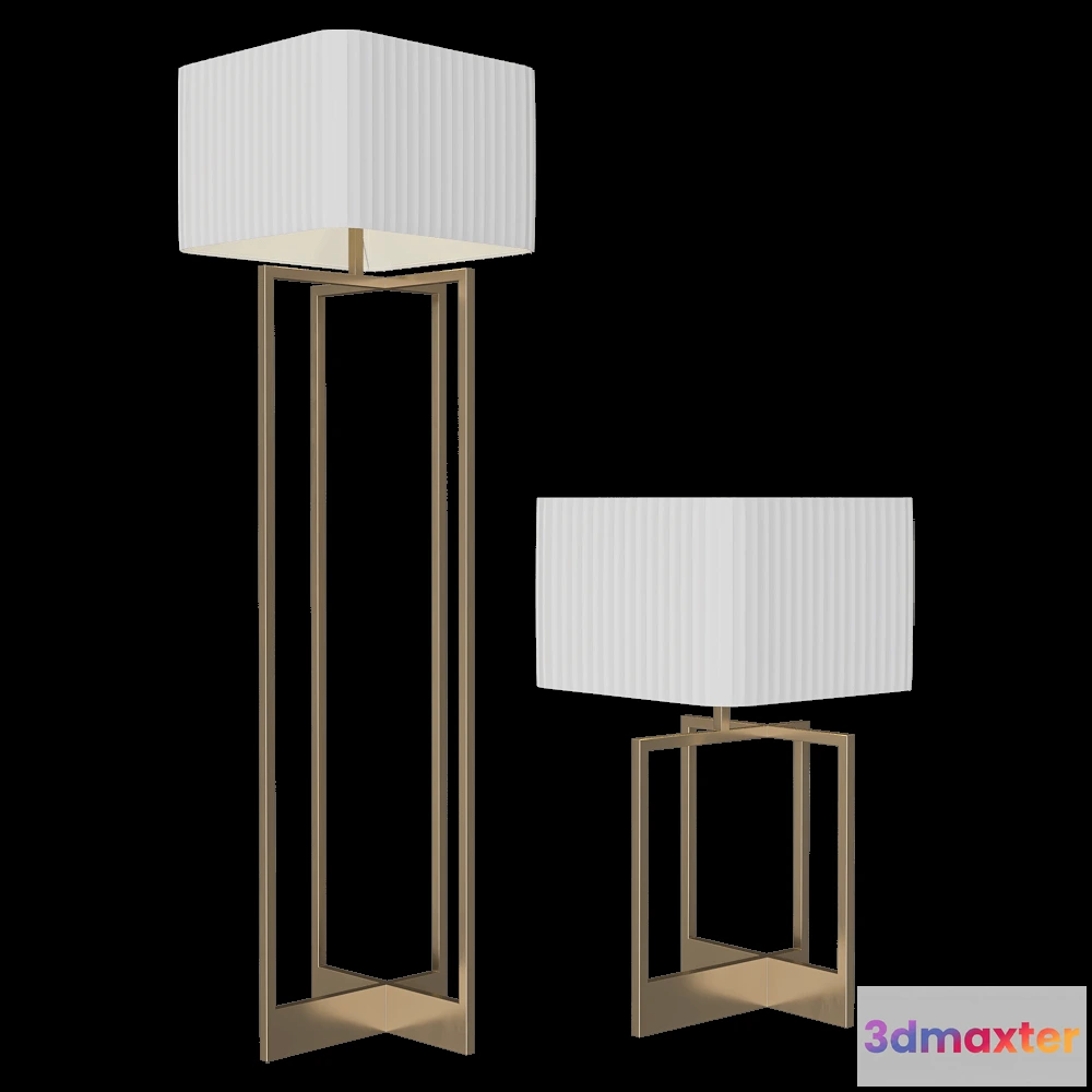 1656184 - Esedra Design  - Floor and table lamps Diogene 3D Max