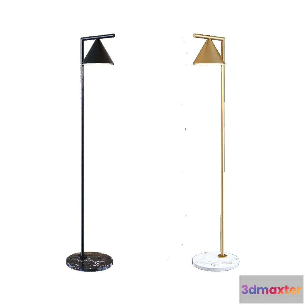 1656220 - FLOS - Floor lamp Captain Flint 3D Max
