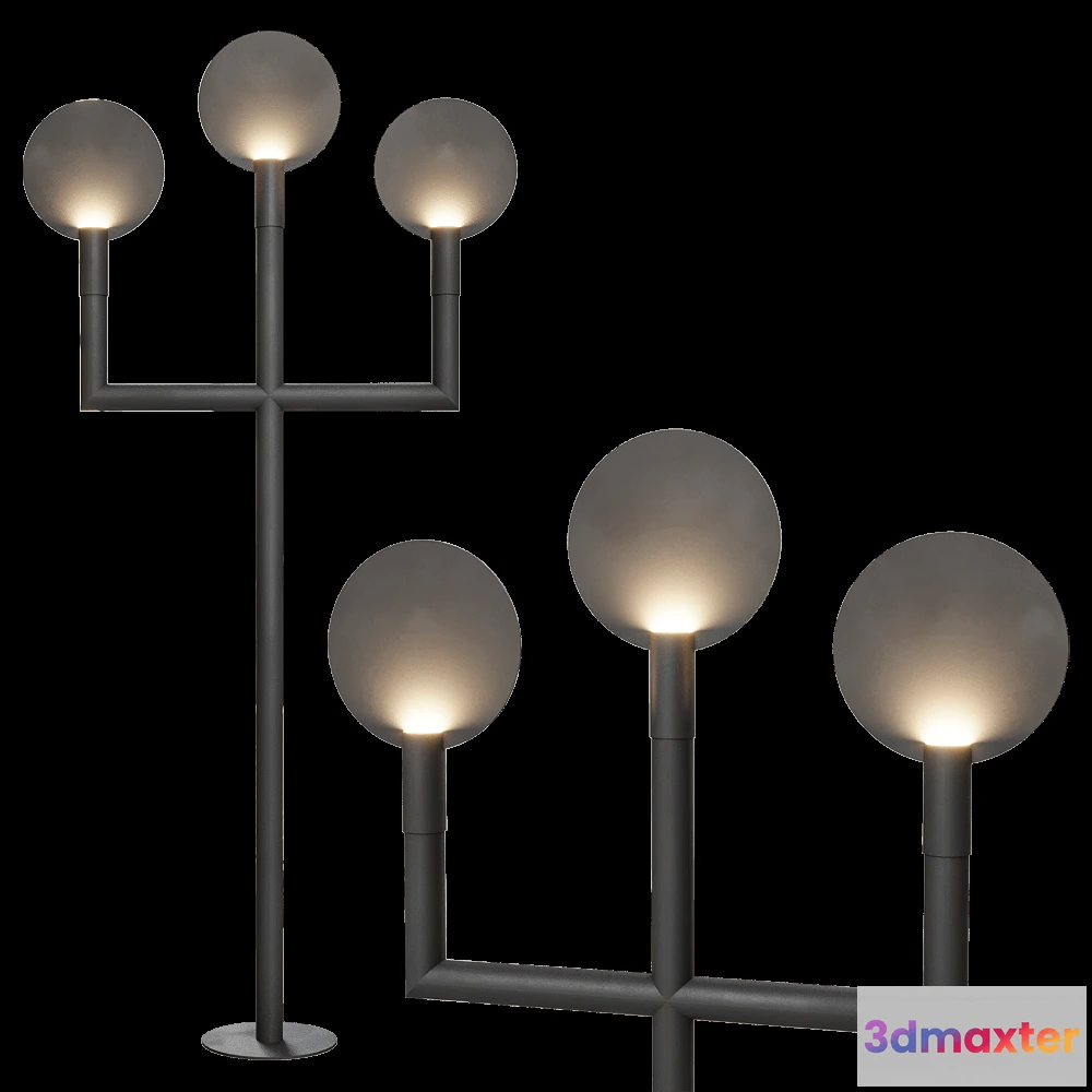 1656278 - GLODE - Floor lamp Opulent Five 3D Max