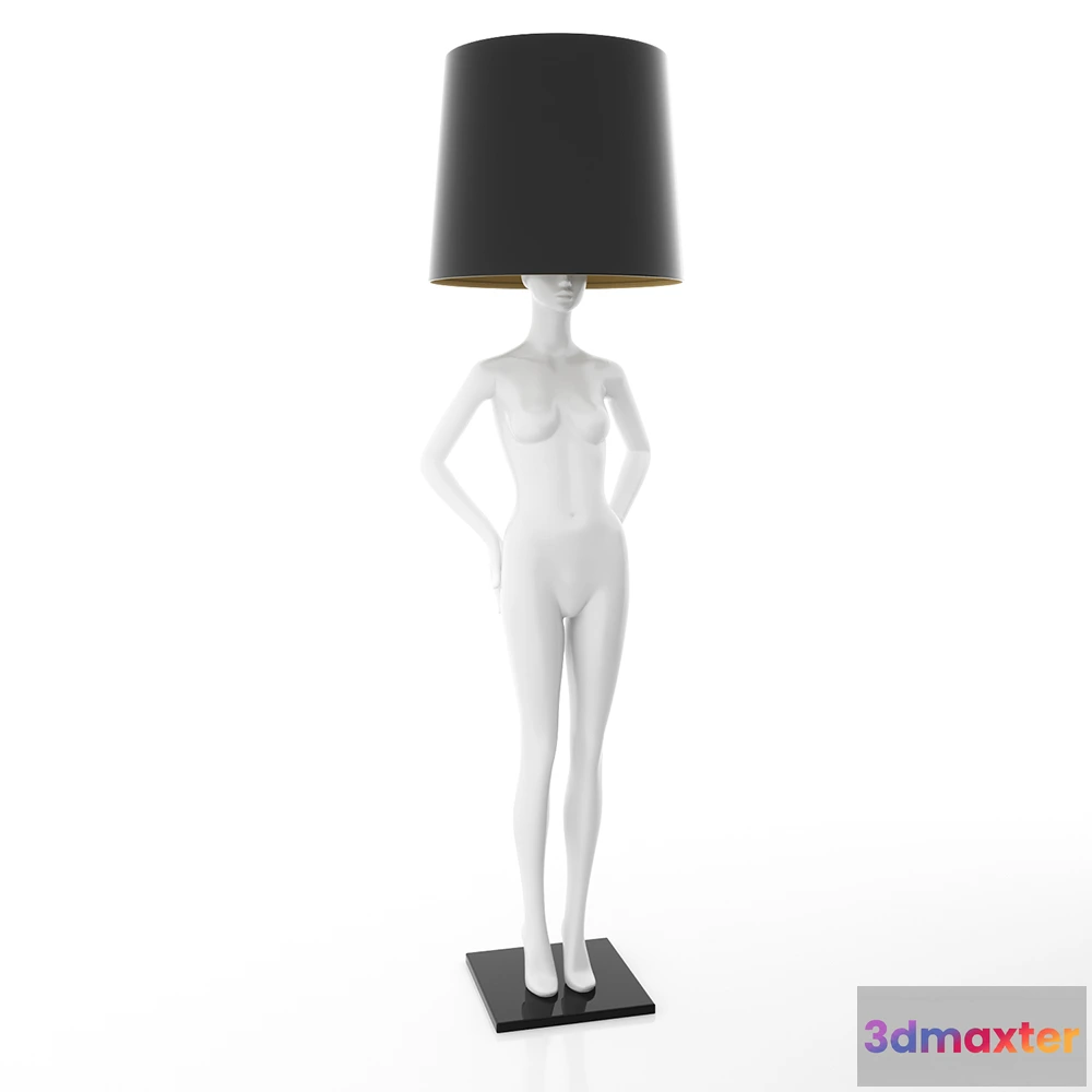 1656292 - Gustavson - Mannequin-Floor lamp Mia 3D Max
