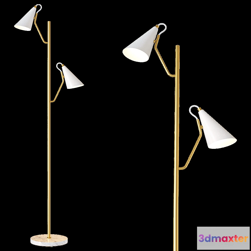 1656420 - Lumion - Floor lamp Watson 44392F 3D Max