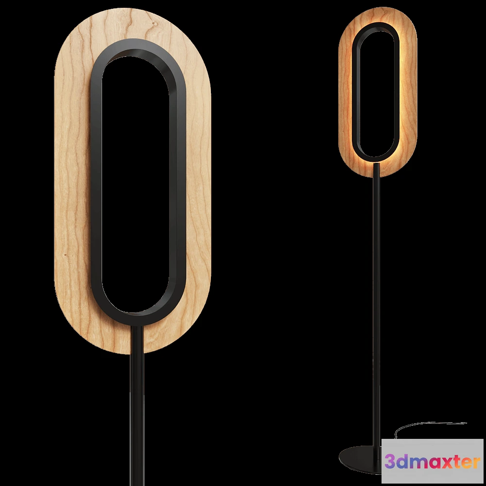 1656442 - LZF - Floor lamp Lens Oval 3D Max