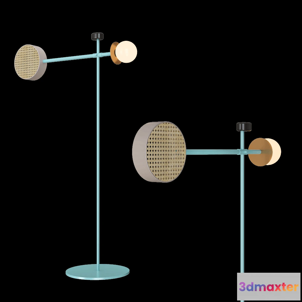 1656454 - Mambo Unlimited Ideas - Floor lamp Monaco 3D Max