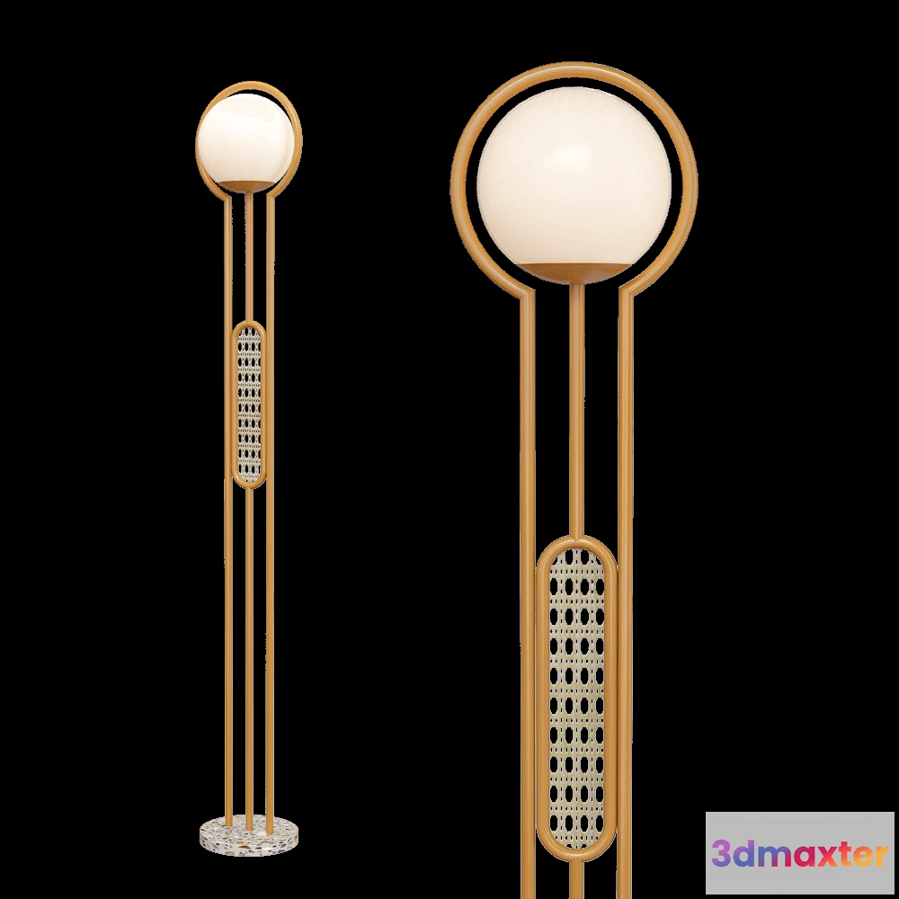 1656472 - Mambo Unlimited Ideas - Floor lamp Frame 3D Max