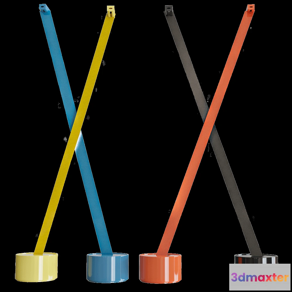 1656554 - Martinelli Luce - Floor lamp Elastica 3D Max