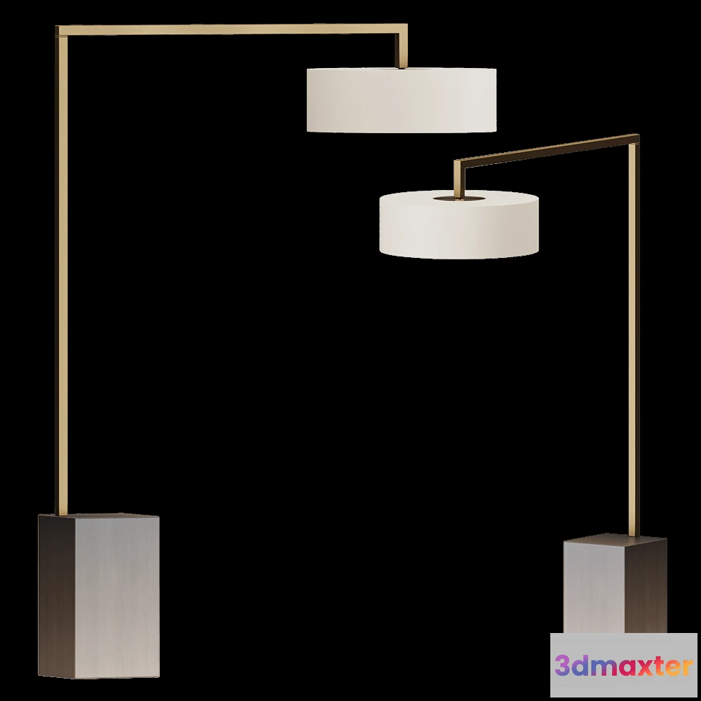 1656606 - Modenature - Floor lamp Move 3D Max