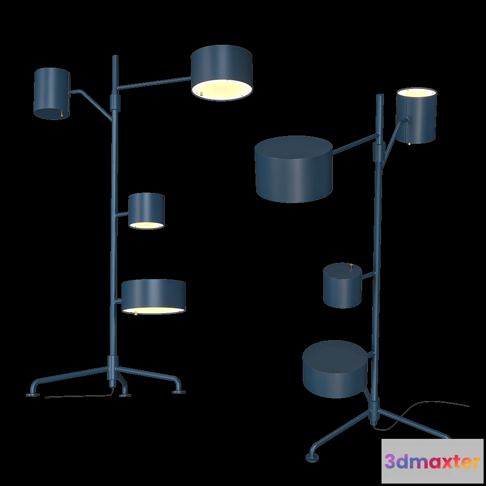 1656636 - Moooi  - Floor lamp Statistocrat 3D Max