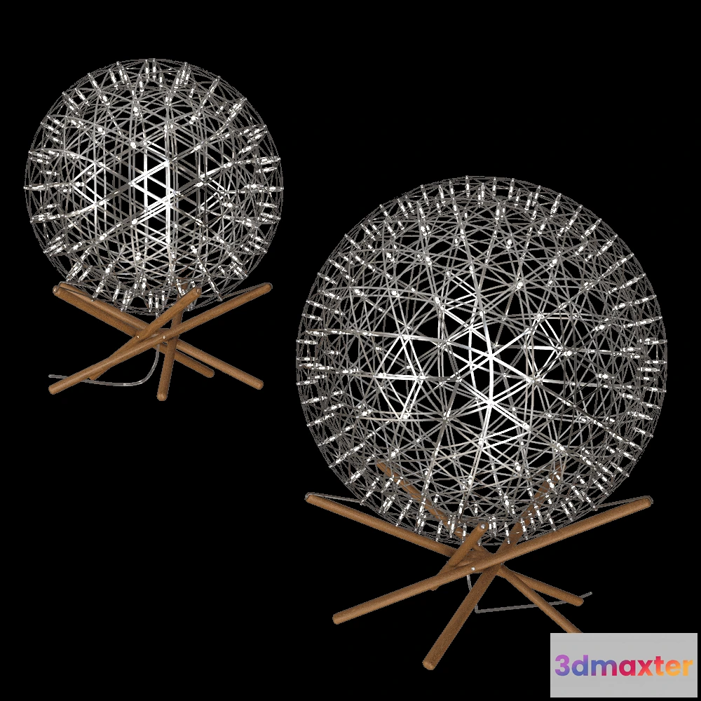 1656640 - Moooi  - Floor lamp Raimond II Tensegrity 3D Max