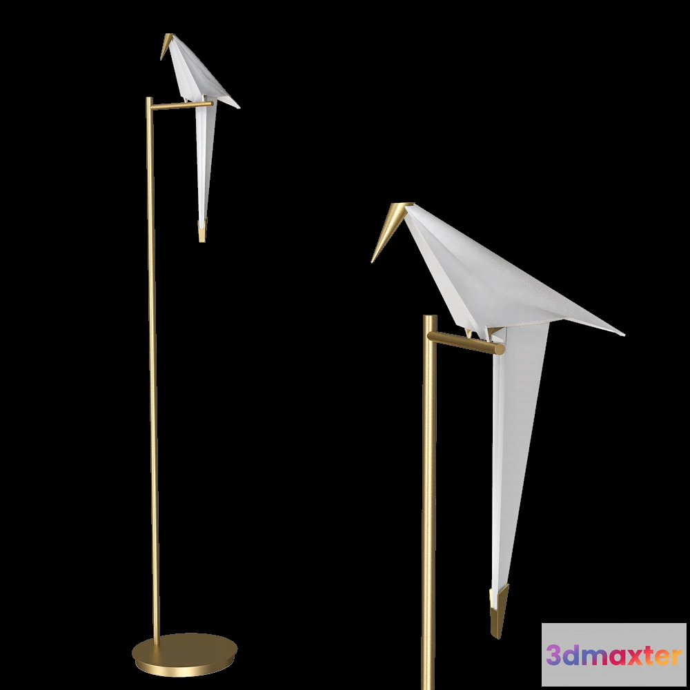 1656644 - Moooi  - Floor lamp Perch 3D Max